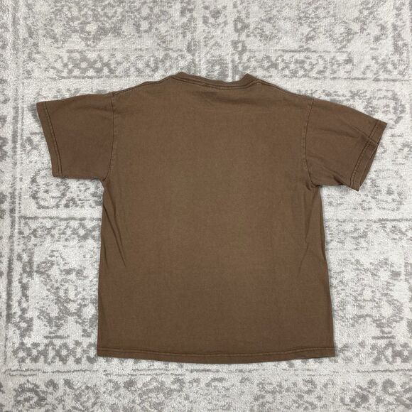 VTG Eric Clapton 2004 Men’s T Shirt Brown Short Sleeve Shirt Size Large - Picture 6 of 6